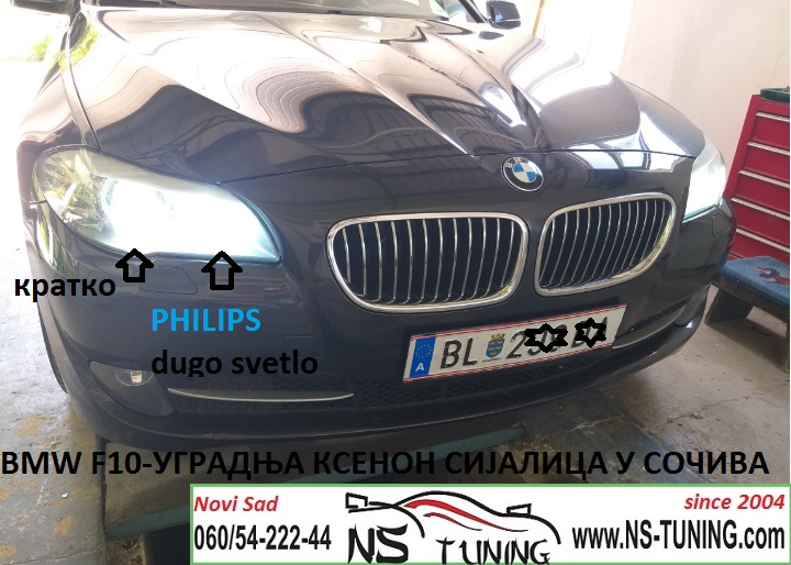 bmw f10 xenon sijalica h7 ugradnja trafo ksenon canbus ugradnja novi sad tuning
